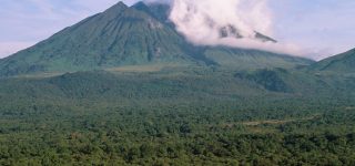 Virunga Mountains in Rwanda